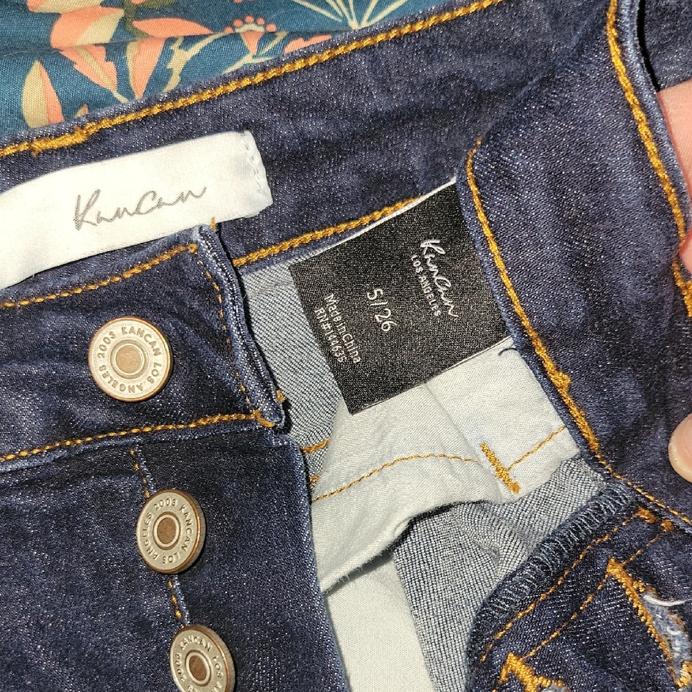 KanCan Blue Premium Denim Jeans with Contrast Stitching